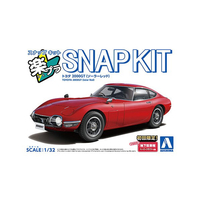 アオシマ Aﾗｸﾌﾟﾗ06SRﾄﾖﾀ2000GTSﾚﾂﾄﾞ 1/32 楽プラ スナップキット