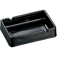 二ノ宮クリスタル ガラス 灰皿 550 ブラック FC342LE-1793000