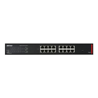 BUFFALO 法人向け Giga対応 POE Layer2 スマートLiteスイッチ 16ポート BS-GSL2016P