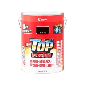 カンペハピオ 油性トップガード こげちゃ色 3.2L FCB961M-イメージ1