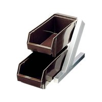 江部松商事 オーガナイザー 2段1列 2ヶ入 クリア FC161KY-0101250