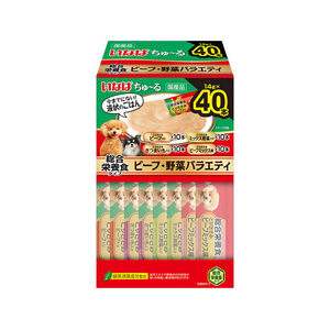 いなば ちゅーる 総合 ビーフ・野菜バラエティー 40本 FCJ226C-イメージ1
