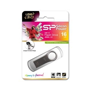 シリコンパワー USBフラッシュメモリ(16GB) jewel J80 チタングレー SP016GBUF3J80V1T-イメージ3
