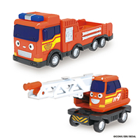 バンダイ ちびっこバス タヨ おともだちミニカーダブルセット-ヘッダー&ラダー- ﾀﾖﾐﾆｶ-ﾀﾞﾌﾞﾙｾﾂﾄﾍﾂﾀﾞ-ﾗﾀﾞ-