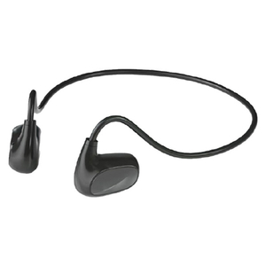 ラスタバナナ Bluetooth 5．3 Air伝導ステレオイヤフォンマイク スイッチ付 ブラック RBTESMS06BK-イメージ1