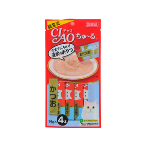いなば CIAO ちゅーる かつお 14g×4P F130799-SC-72-イメージ1