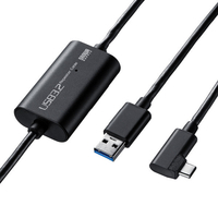 サンワサプライ USB3．2 A-TypeCロングケーブル(5m・VRヘッドセット対応) KB-USB-RLC305