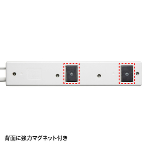 サンワサプライ パソコン連動タップ(3P・4個口・2m) TAP-RE34U-2-イメージ3