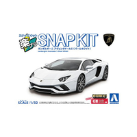 アオシマ Aﾗｸﾌﾟﾗ07PWｱｳﾞｴﾝﾀﾄﾞ-ﾙPﾎﾜｲﾄ 1/32 楽プラ スナップ