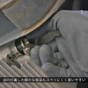 トワロン ニトリル背抜き手袋　アクティブグリップ　Ｍ 581-M-イメージ3