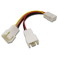 アイネックス ファン用二股電源ケーブル 5cm CA-084A