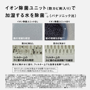 パナソニック ヒーターレス気化式加湿機 ミルキーホワイト FE-KF07D-W-イメージ6
