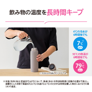 象印 ステンレスマグボトル(0．8L) フロストブルー SU-DA80-AM-イメージ5