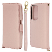 ラスタバナナ OPPO A5 5G用ハンドストラップ付き手帳型ケース ライトピンク 9284OA5BHSLPK