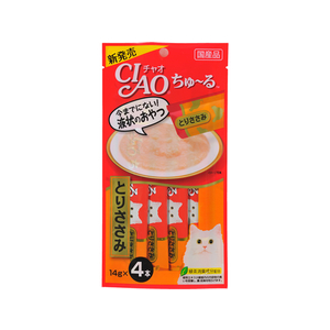 いなば CIAO ちゅーる とりささみ 14g×4P F130800-SC-73-イメージ1