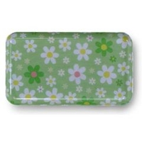 橋本達之助工芸 マグカップをのせたりペントレーにもオススメミニトレー　緑花柄 グリーン ﾊｼﾀﾂｶｽﾀ-ﾄﾚ-SSｶｸﾏ-ﾁG