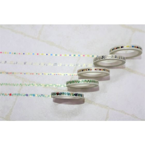 ワールドクラフト キラキラマスキングテープ Leaf 5mm×5m FCU6122-KRMT5-014-イメージ6