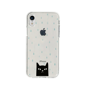 Dparks iPhone XR用ソフトクリアケース 雨の日 DS14815I61-イメージ1