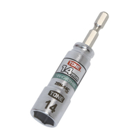 ＴＯＮＥ 電動ドリル用コンパクトソケット　対辺寸法１４ｍｍ 2BN-14C