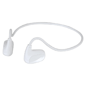 ラスタバナナ Bluetooth 5．3 Air伝導ステレオイヤフォンマイク スイッチ付 ホワイト RBTESMS06WH-イメージ1