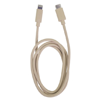 イツワ商事 MFIライトニング-TYPE-C 充電通信ケーブル(1m) カフェ MCLD2303CA