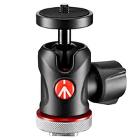 Ｍａｎｆｒｏｔｔｏ センターボール雲台 コールドシュー付き 黒 MH492LCD-BH