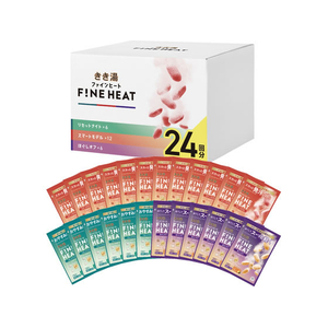 アース製薬 きき湯 ファインヒート 大容量 3種 50ｇ×24包 FCK662C-イメージ1