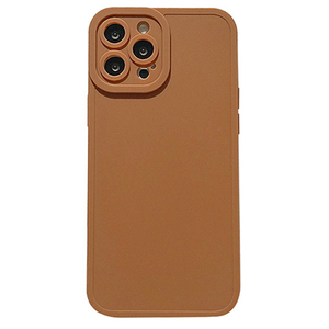 GAACAL iPhone 14 Pro用「オータムカラー」カメラ保護TPUケース ブラウン P00212BRQP-イメージ1