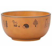 宮本産業 森の仲間たち ミニどんぶり ブラウン FC420PV