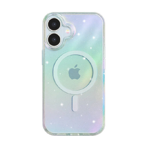 COCO　CASE iPhone 17用Magsafe対応 ラメオーロラケース オーロラ 1848-17-AURORA-イメージ1