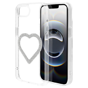 ラスタバナナ iphone17e/16e用 mignu tpu×pcｹｰｽ ラメシルバー 8800IP5EHPSV-イメージ1