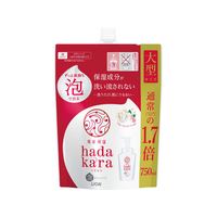 ライオン hadakara泡ボディーソープフローラルブーケ詰替大型 750mL FC90921