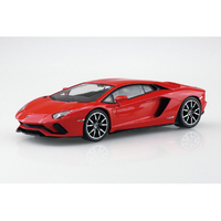 アオシマ 1/32 楽プラ スナップキット No．7-PR ランボルギーニ アヴェンタドールS(パールレッド) Aﾗｸﾌﾟﾗ07PRｱｳﾞｴﾝﾀﾄﾞ-ﾙPﾚﾂﾄﾞ