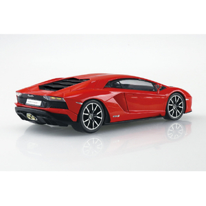 アオシマ 1/32 楽プラ スナップキット No．7-PR ランボルギーニ アヴェンタドールS(パールレッド) Aﾗｸﾌﾟﾗ07PRｱｳﾞｴﾝﾀﾄﾞ-ﾙPﾚﾂﾄﾞ-イメージ2
