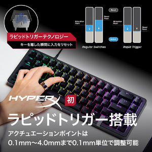 HYPERX HyperX Origins 2 Pro 65 ゲーミングキーボード(日本語配列) HXR-BN7S3AA#ABJ-イメージ7