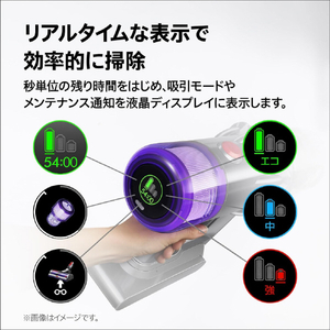 ダイソン スティック&ハンディクリーナー Dyson V12s Origin アイアン/アイアン/パープル SV49ORK-イメージ6