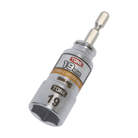 ＴＯＮＥ 電動ドリル用コンパクトソケット　対辺寸法１９ｍｍ 2BN-19C