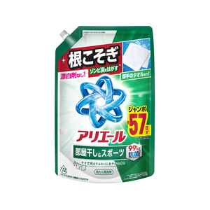 Ｐ＆Ｇ アリエール 液体 部屋干し&スポーツ 洗濯洗剤 つめかえ用 1400g FCK089D-イメージ1