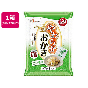 フードケア やわらかおかき のり塩味 12袋 FC744TG-イメージ1