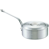 中尾アルミ製作所 キング アルミ 浅型 片手鍋(目盛付) 21cm FC129KY-0094200