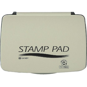 サンビー スタンプ台 大型 顔料系 黒 FCE943Z-SA-12-イメージ1