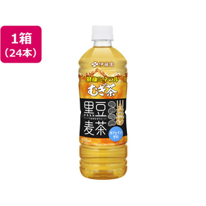 伊藤園 FCG496V 健康ミネラルむぎ茶 黒豆麦茶 650mL×24本 |エディオン