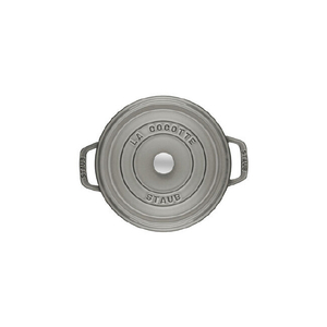 Staub ピコ・ココット ラウンド 18cm Staub グレー 40509-484-0ﾗｳﾝﾄﾞ18CMｸﾞﾚ--イメージ2