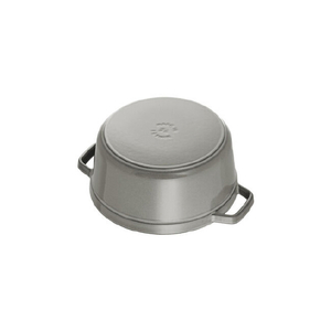 Staub ピコ・ココット ラウンド 18cm Staub グレー 40509-484-0ﾗｳﾝﾄﾞ18CMｸﾞﾚ--イメージ5