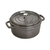 Staub ピコ・ココット ラウンド 18cm Staub グレー 40509-484-0ﾗｳﾝﾄﾞ18CMｸﾞﾚ--イメージ1