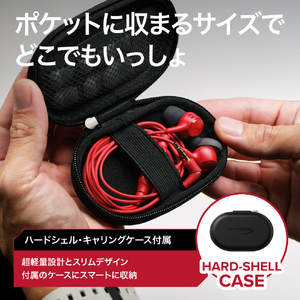 HYPERX HyperX Cloud Earbuds III ゲーミングイヤホン 3．5mmステレオミニジャック接続 レッド HXR-BN7S0AA-イメージ9
