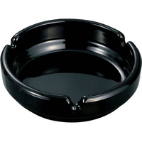 二ノ宮クリスタル ガラス 灰皿 110 ブラック FC343LE-1793200