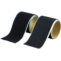 トラスコ中山 マジックテープ[[R下]]弱粘着16mm×5m黒(1巻=1セット) FC842GX-7898401