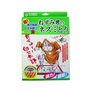 カモ井 超強力粘着ねずみ捕り ねずみ男のネズミとり FC158JR-1371952-イメージ1