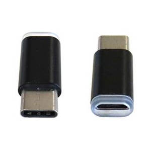 タイムリー TypeC変換アダプタ 2個セット ブラック TM-TPCADX2-イメージ1